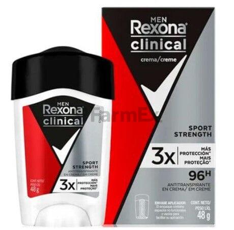 Rexona Clinical Men Crema SPORT STRENGTH 48g.