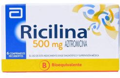 Ricilina 500 mg x 6 comprimidos ABBOTT