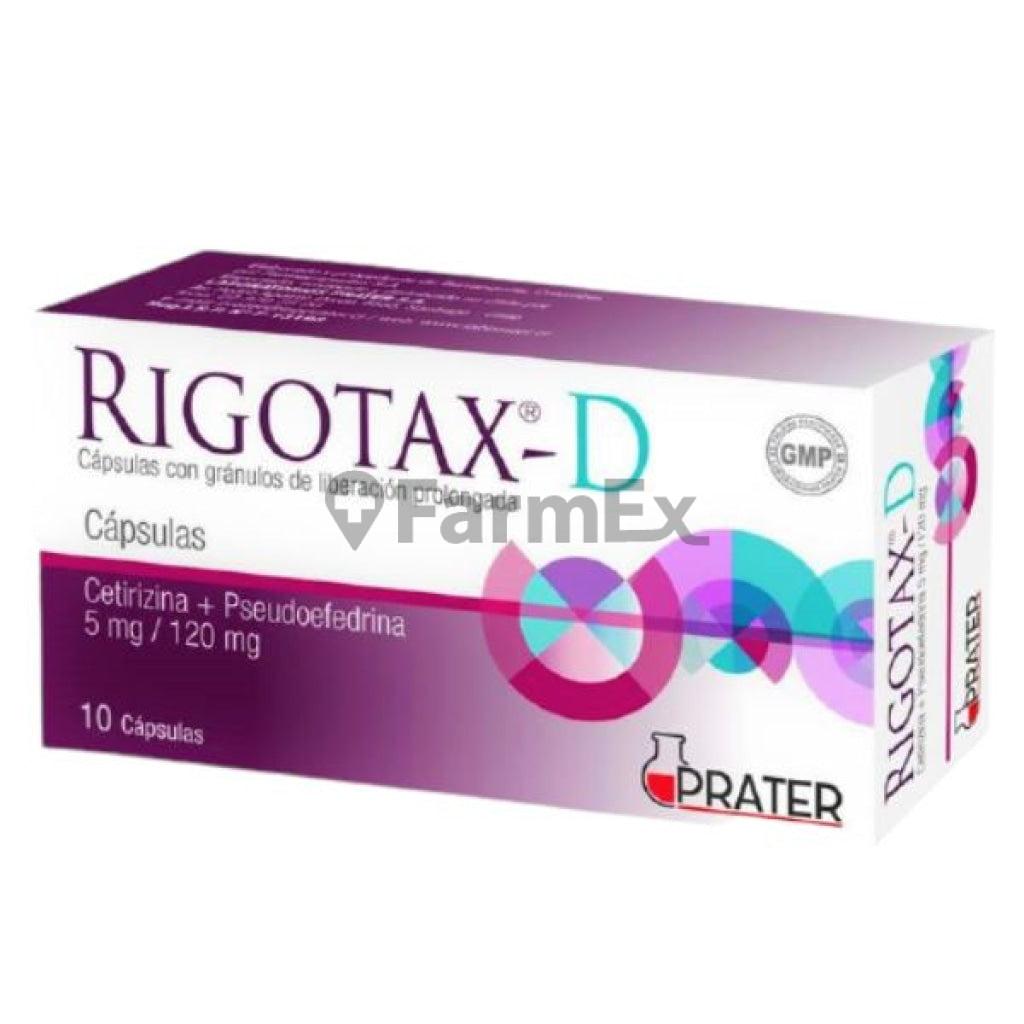 Rigotax D x 10 cápsulas.