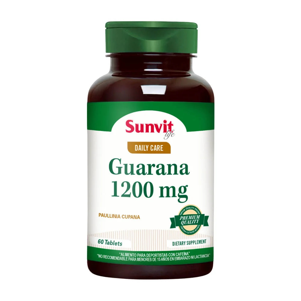 Guarana 1200 mg x 60 Tabletas
