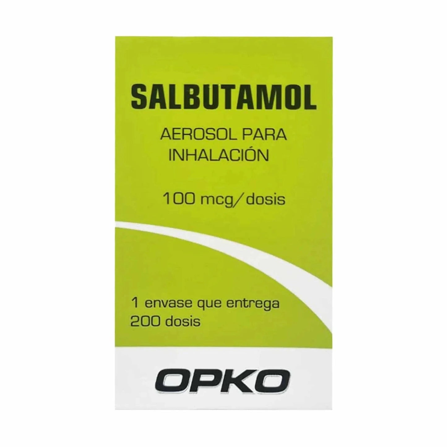 Salbutamol 100 mg / dosis x 200 dosis.