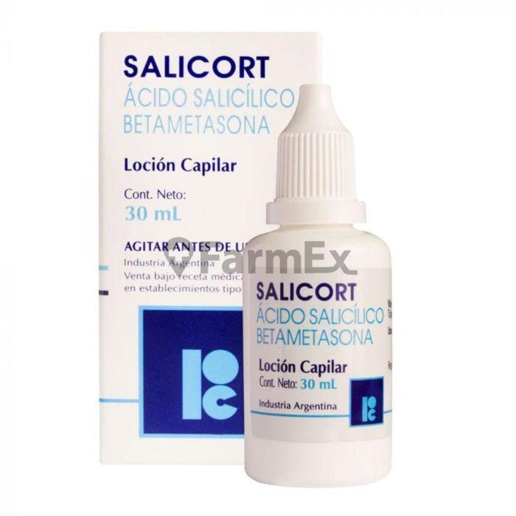 Salicort Loción Capilar x 30 mL Farmex-Fonasa-Persistente