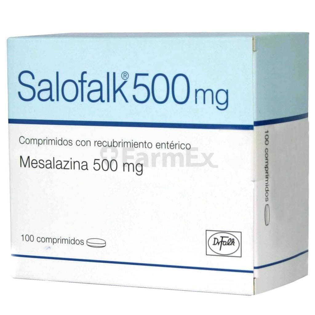 Salofalk 500 mg x 100 comprimidos Farmex-BanMedica-Persistente