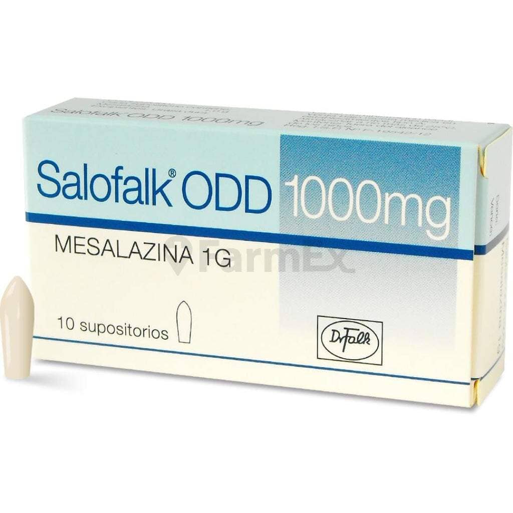 Salofalk ODD 1000 mg x 10 Supositorios Farmex-Consorcio-Persistente