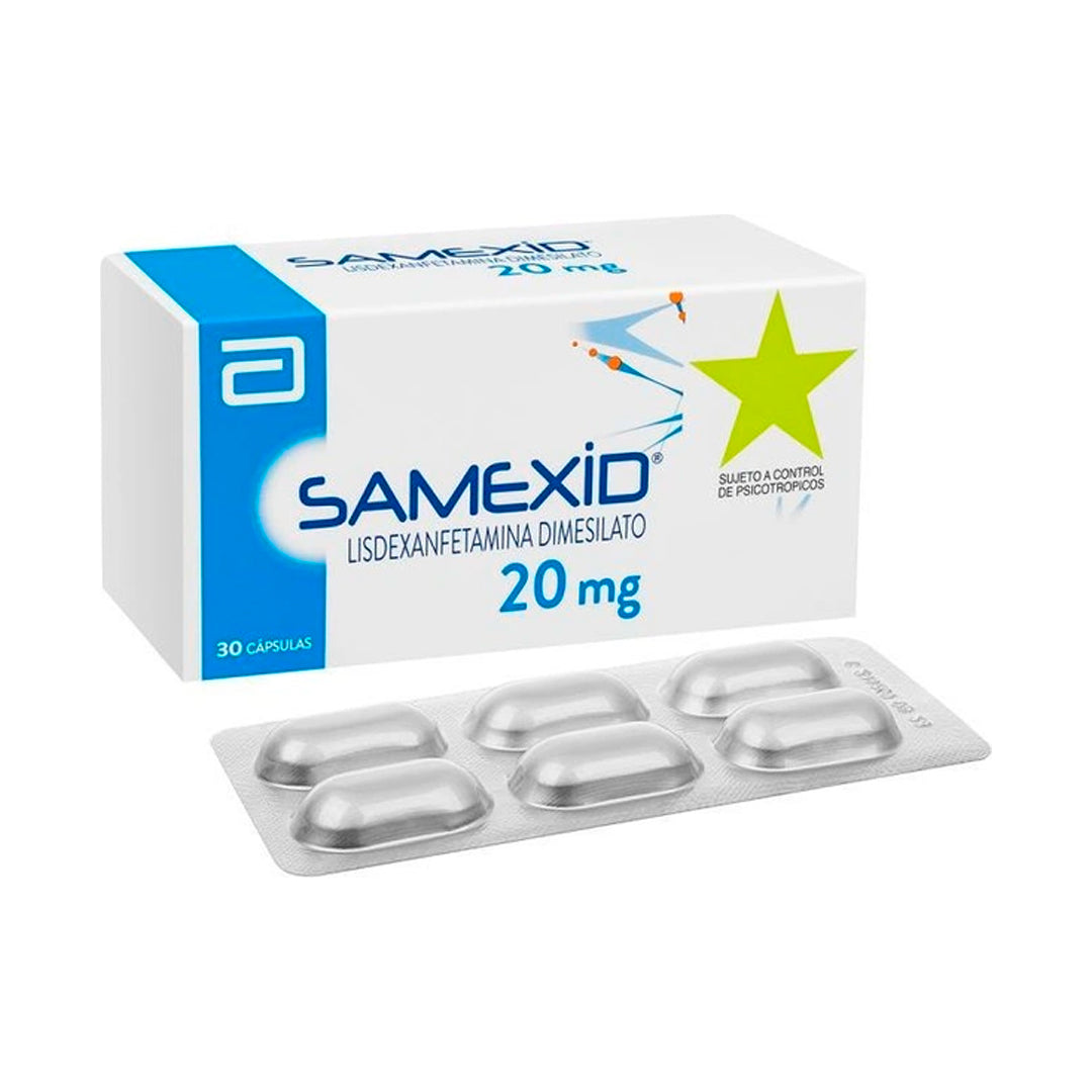 Samexid 20mg X 30 cápsulas (Venta Solo en Sucursal)