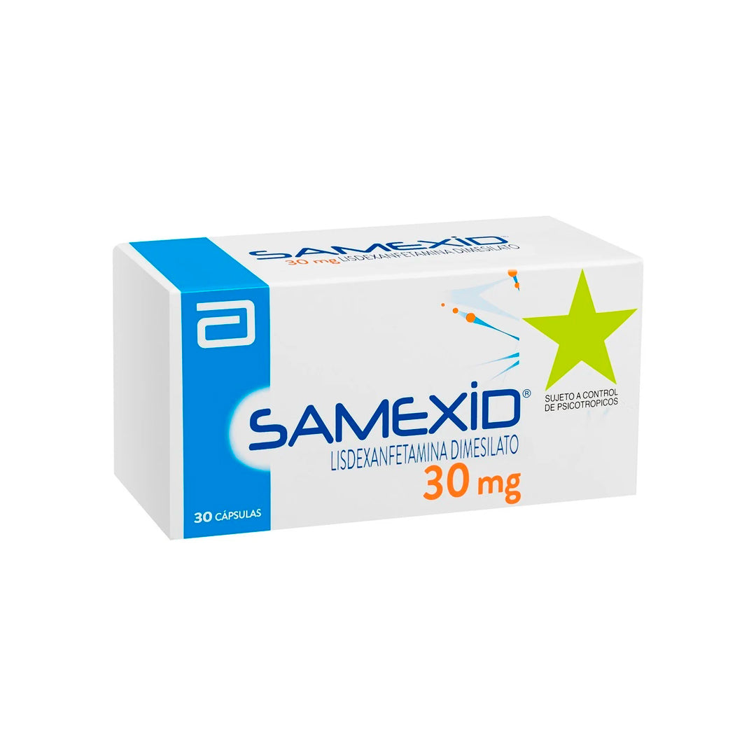 Samexid 30 mg X 30 cápsulas (Venta Solo en Sucursal)