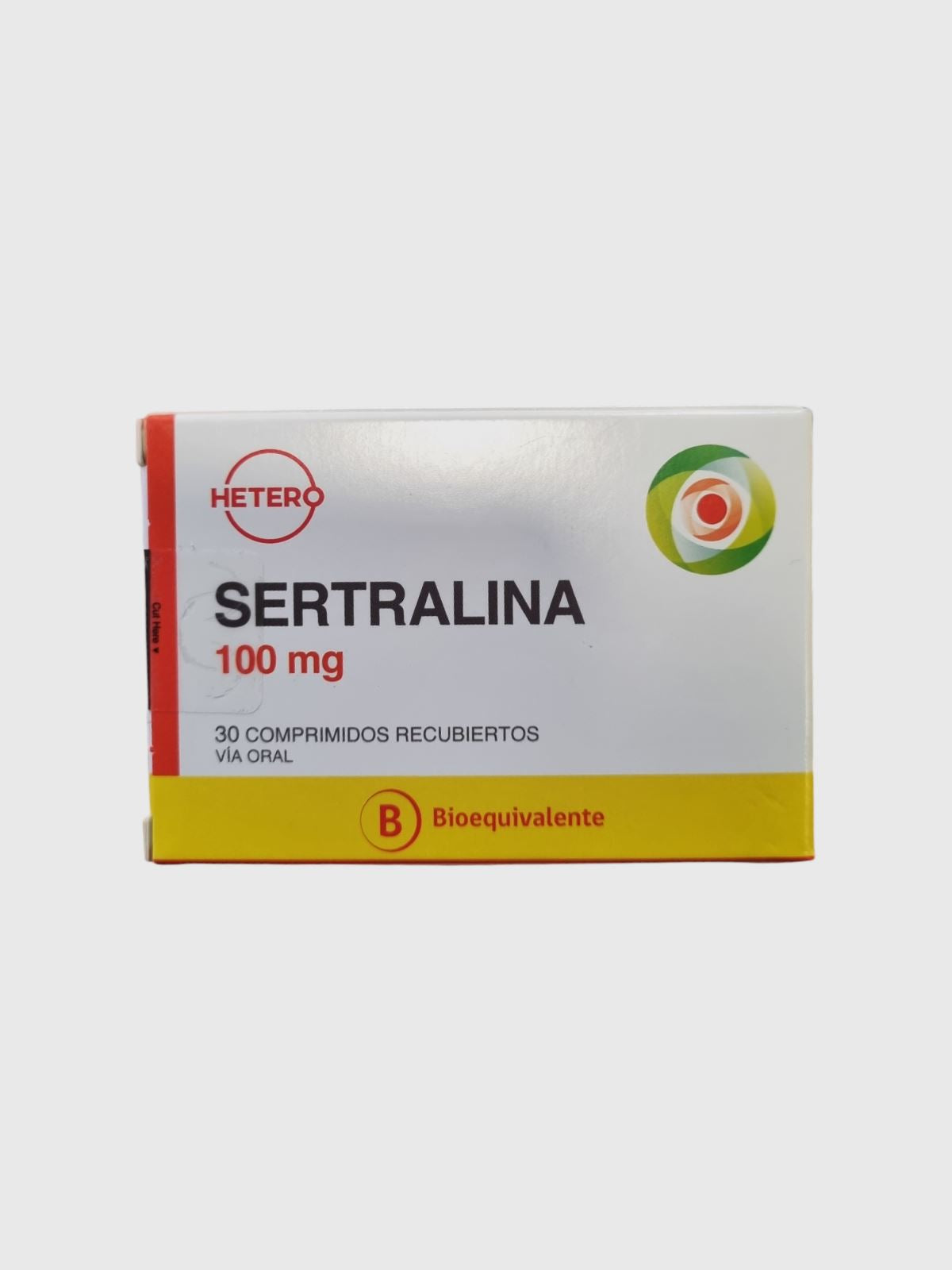 Sertralina 100 mg x 30 Comprimidos Recubiertos HETERO