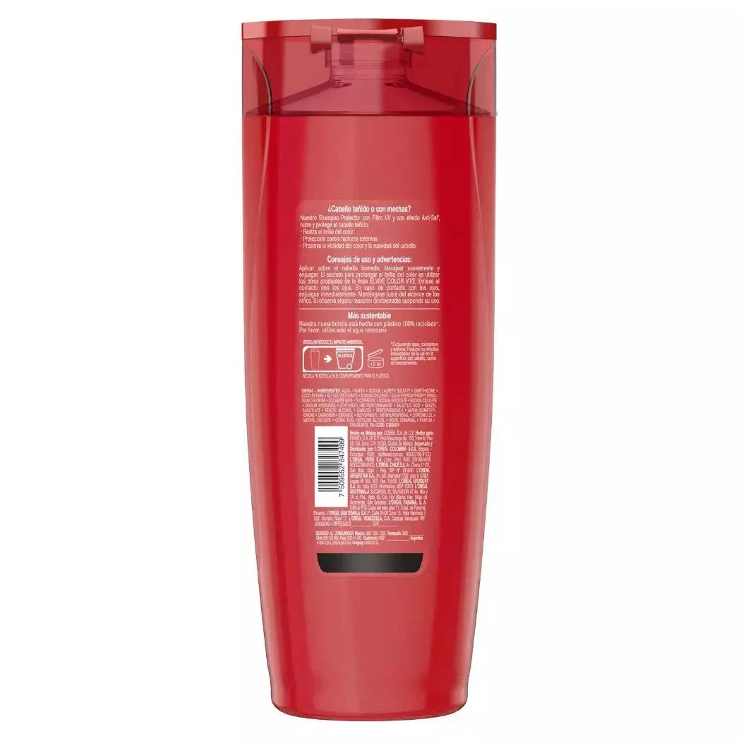 Shampoo Elvive Color Vive 370 Ml Farmex-Pluxee-Persistente