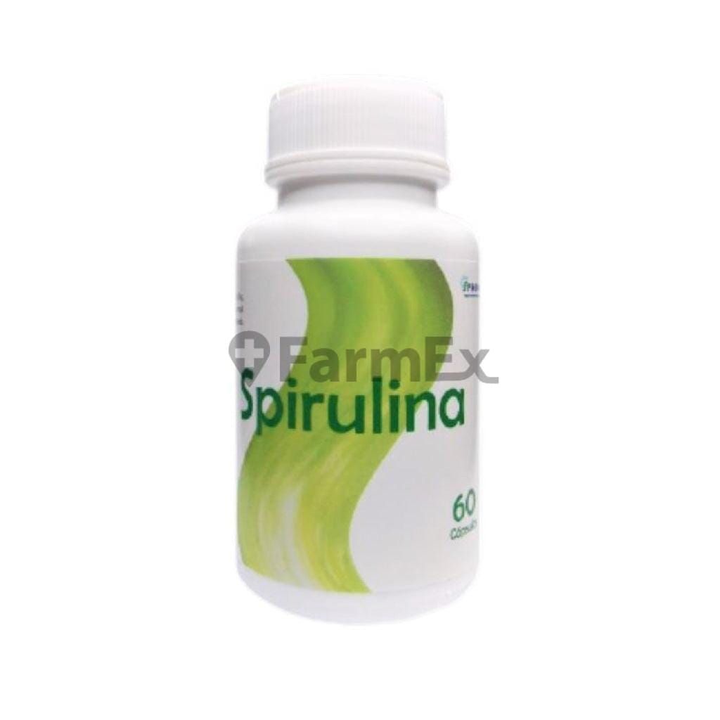 Spirulina 500 mg x 60 cápsulas Farmex-MiaHealth-Persistente