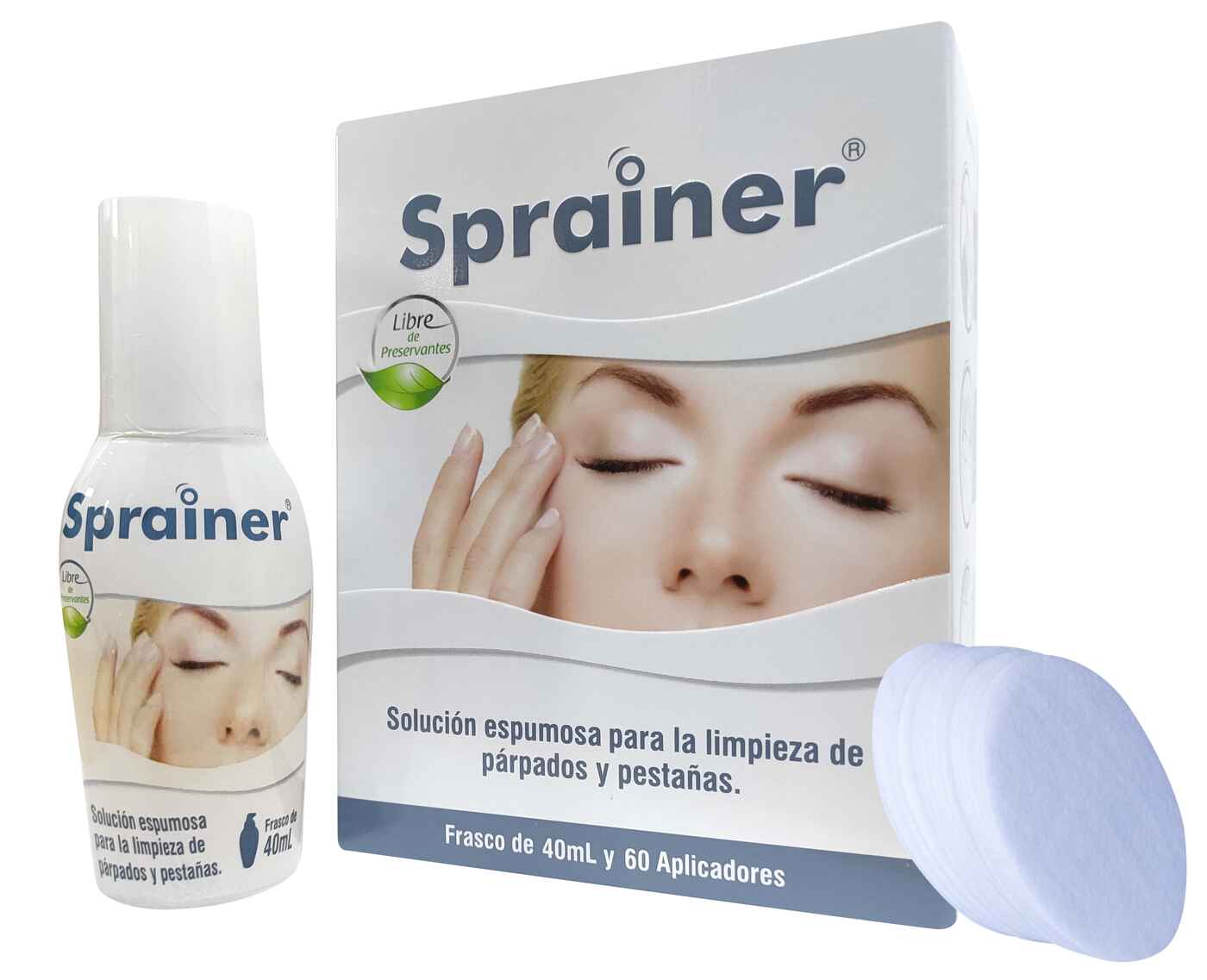 Sprainer Solución Espumosa 40 mL x 60 Aplicadores OPHTHA