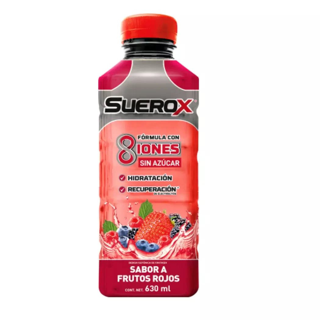 Suerox Sabor Frutos Rojos x 630 ml.