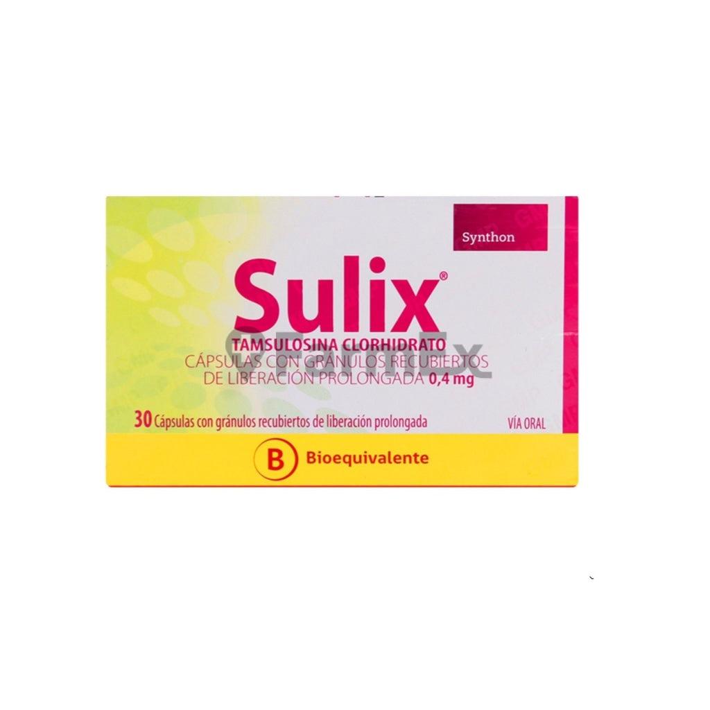 Sulix 0.4 mg x 30 cápsulas.