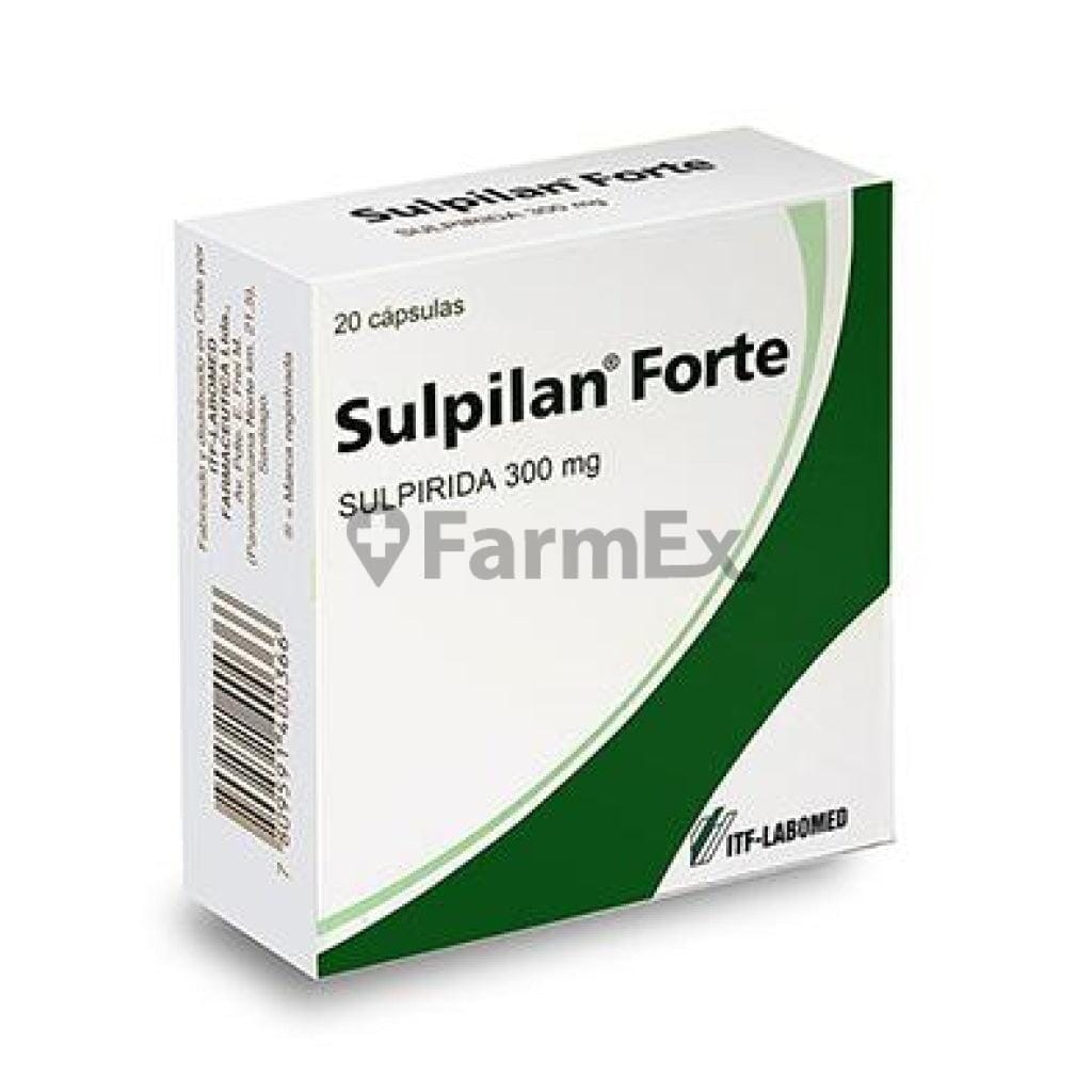 Sulpilan Forte 300 mg x 20 cápsulas susc-1 de 2 meses Farmex-Suscripciones-Persistente