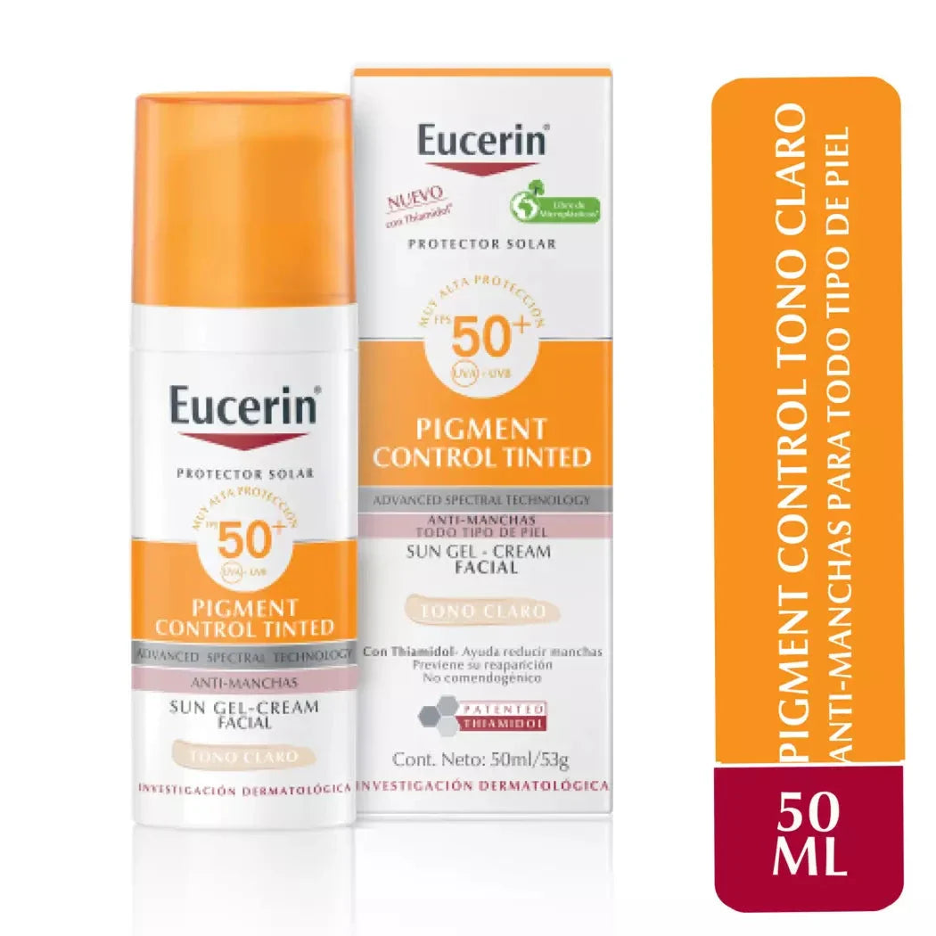 Sun Pigment Control Tinted Facial Tono Claro + 50ml.