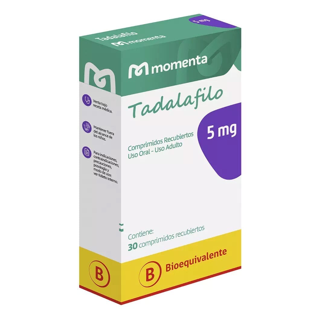 Tadalafilo 5 mg x 30 comprimidos. Farmex-Fonasa