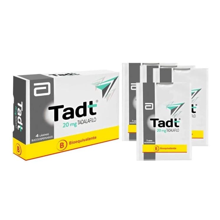 TADT 20 mg x 4 láminas bucodispersables ABBOTT-RECALCINE