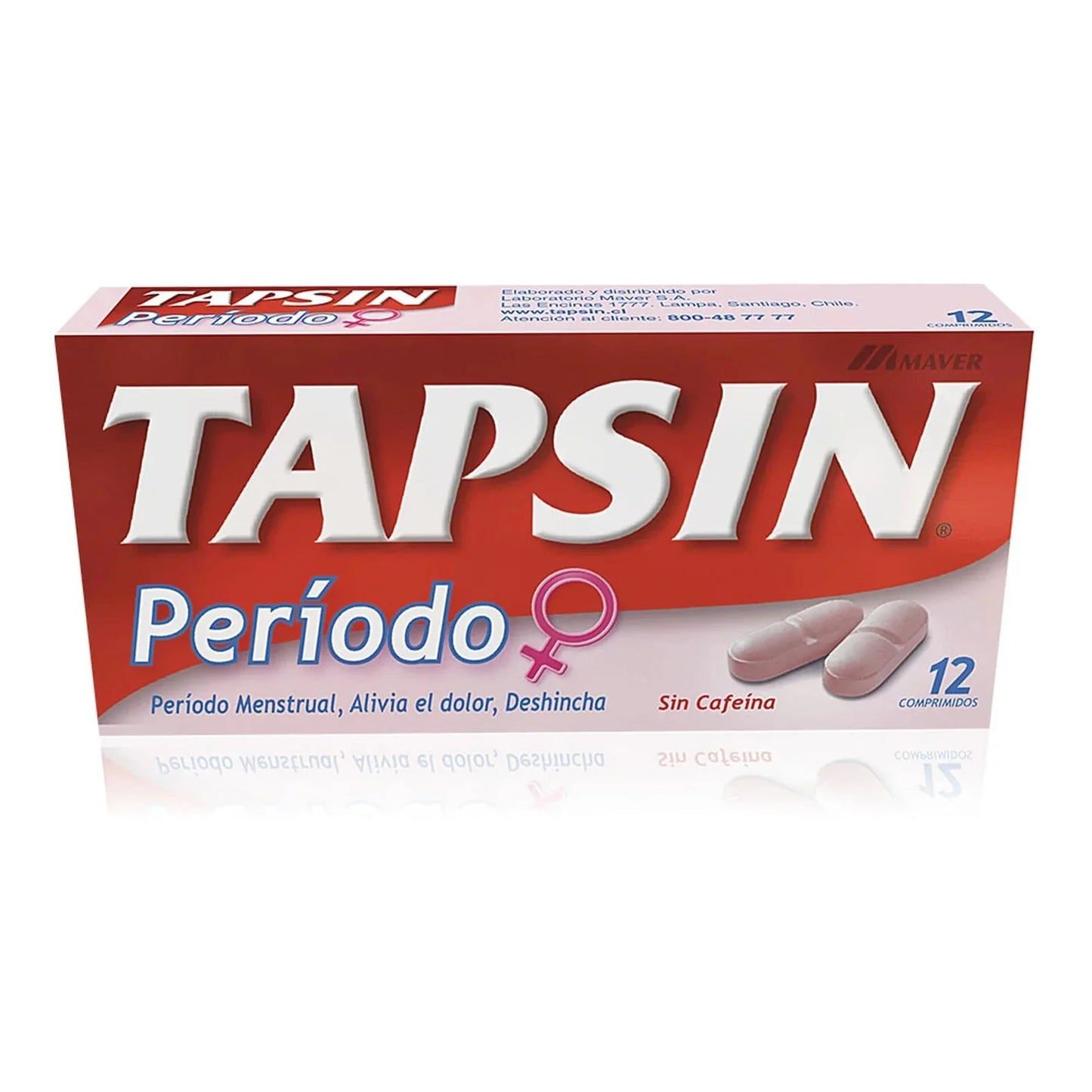 Tapsin Periodo x 12 comprimidos.