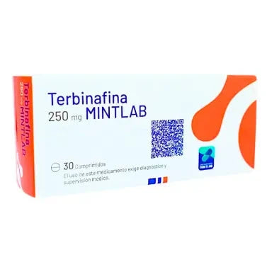 Terbinafina 250 mg x 30 comprimidos MINTLAB