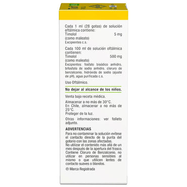 Tiof 0.5 % Solución Oftálmica x 10 mL NICOLICH