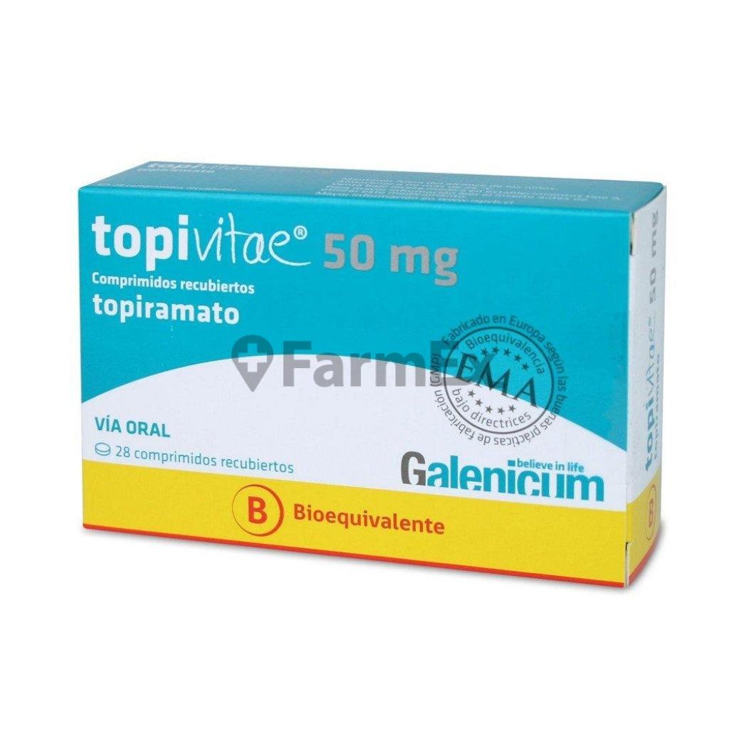 Topivitae 50 mg x 28 comprimidos.