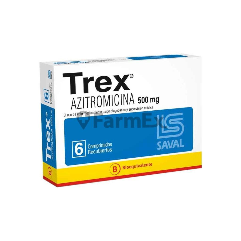 Trex 500 mg x 6 comprimidos.