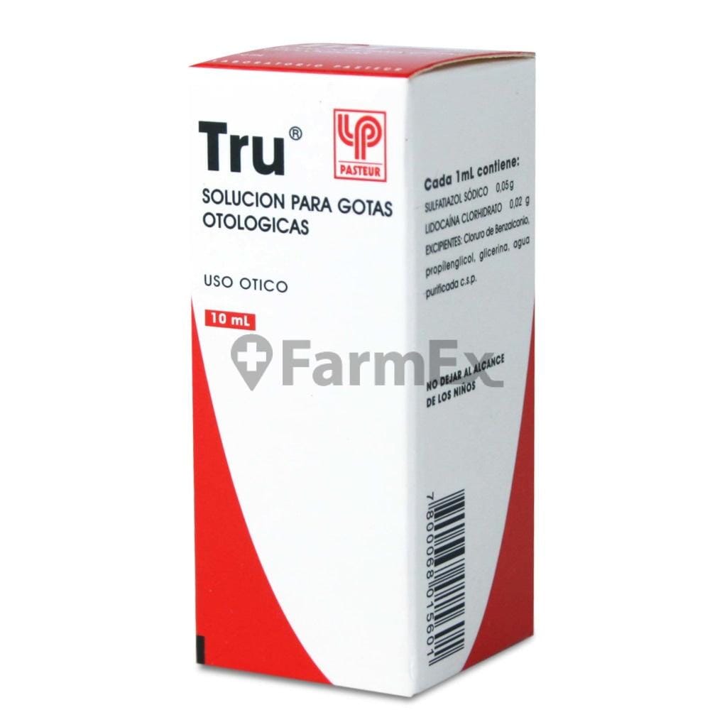 Tru Gotas Otológicas x 10 mL Farmex-Consorcio-Persistente