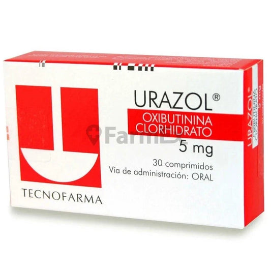 Urazol 5 mg x 30 comprimidos "Ley Cenabast" TECNOFARMA