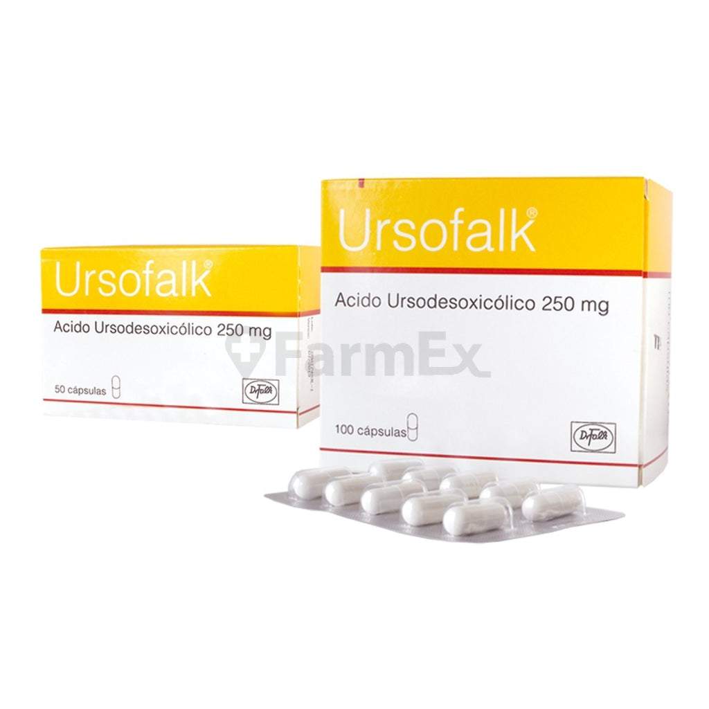 Ursofalk 250 mg x 100 cápsulas.