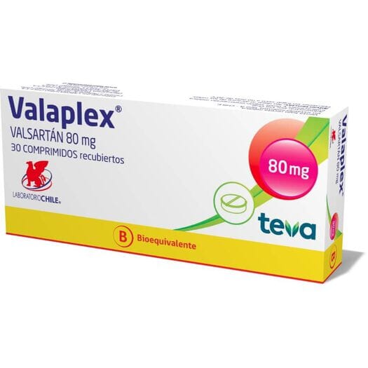 Valaplex 80 mg x 30 comprimidos recubiertos LAB CHILE