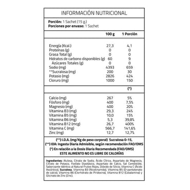 Variety Pack 15 g c/u x 4 Sobres Extra Life