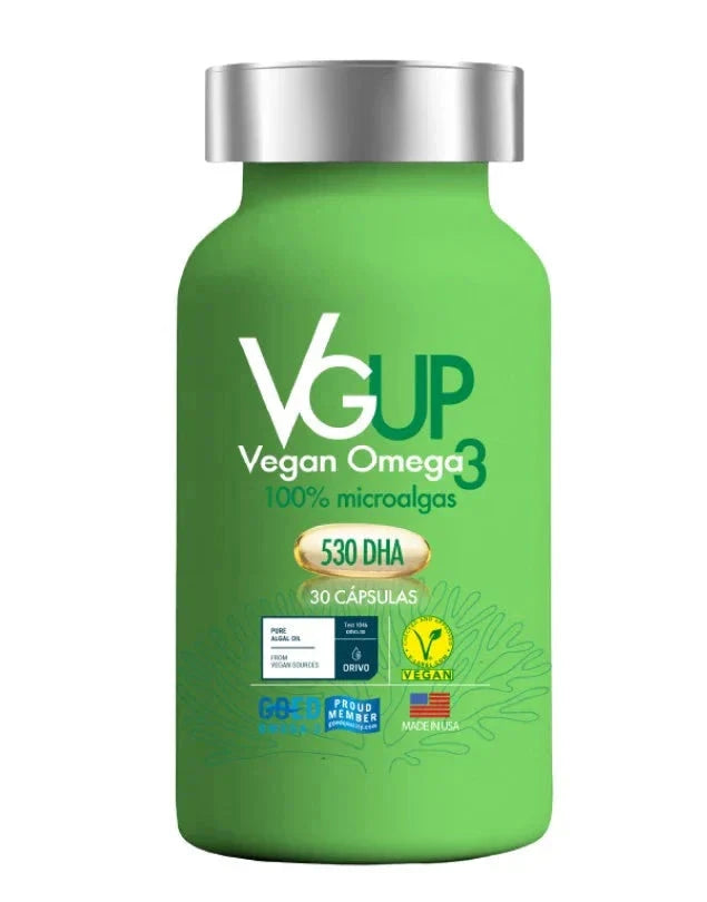 Vgup Vegan Omega 3 "Aceite de Microalgas" 530 DHA x 30 capsulas Farmex-Pluxee-Persistente