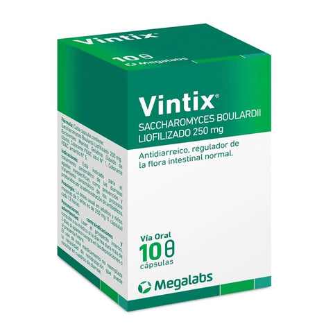 Vintix 250 mg x 10 Cápsulas