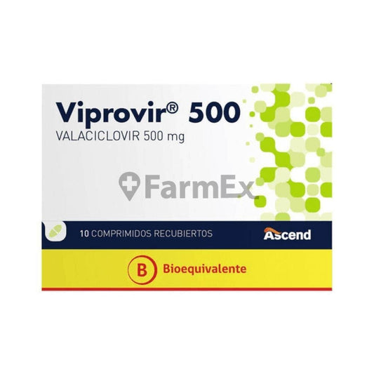 Viprovir 500 mg x 10 comprimidos Farmex-MiaHealth-Persistente