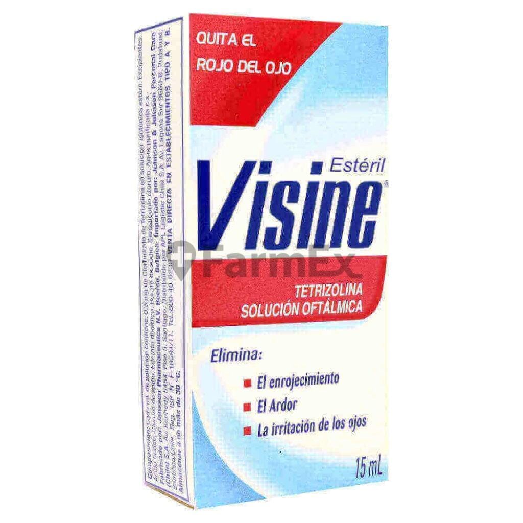 Visine Solución Oftálmica x 15 mL Farmex-BanMedica-Persistente