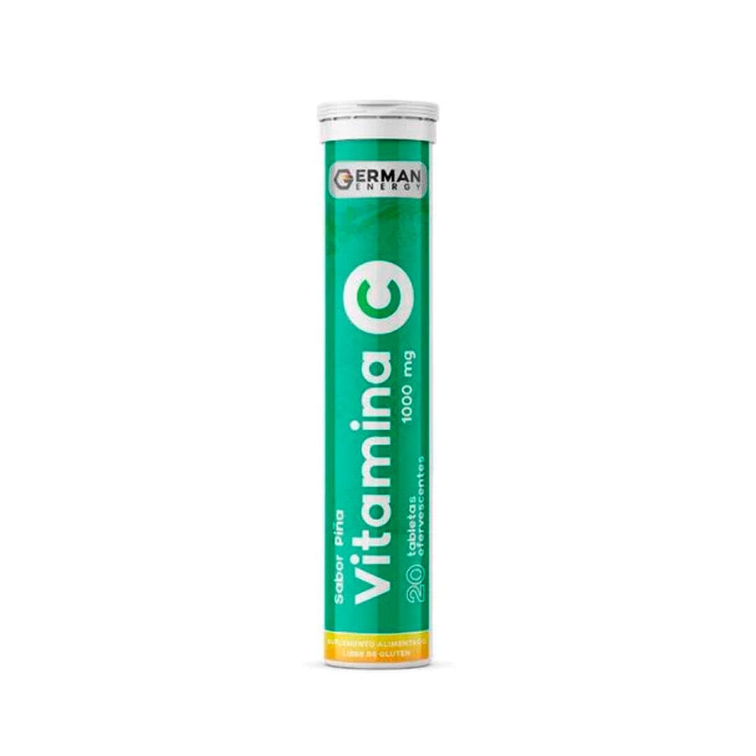 Vitamina C 1000 mg x 20 Tabletas efervescentes sabor Piña.