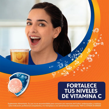 Vitamina C Cebión 1g sabor Naranja x 10 Comprimidos Efervescentes p&g
