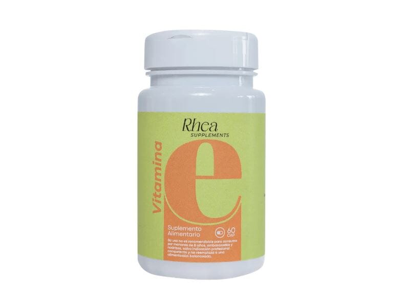 Vitamina E 400 UI 60 cápsulas Rhea