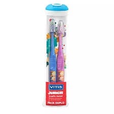 Vitis "Pack Duplo" 2 Cepillos Dentales infantiles Farmex-Pluxee-Persistente