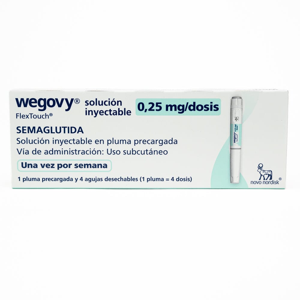 WEGOVY (SEMAGLUTIDA) 0,25 mg/dosis.
