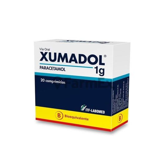 Xumadol 1 g x 20 comprimidos Farmex-VidaTres-Persistente