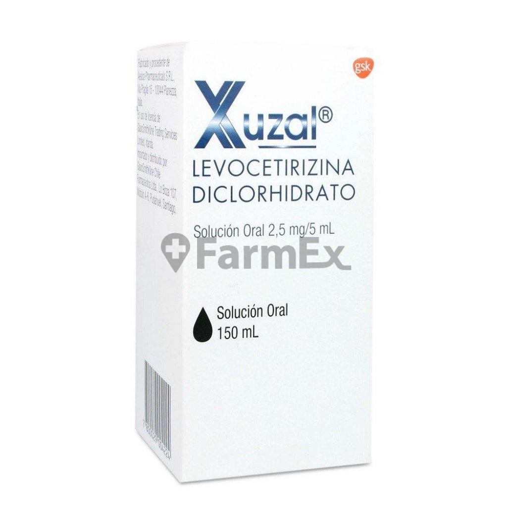 Xuzal Solucion Oral 2,5 mg / 5 mL x 150 mL.