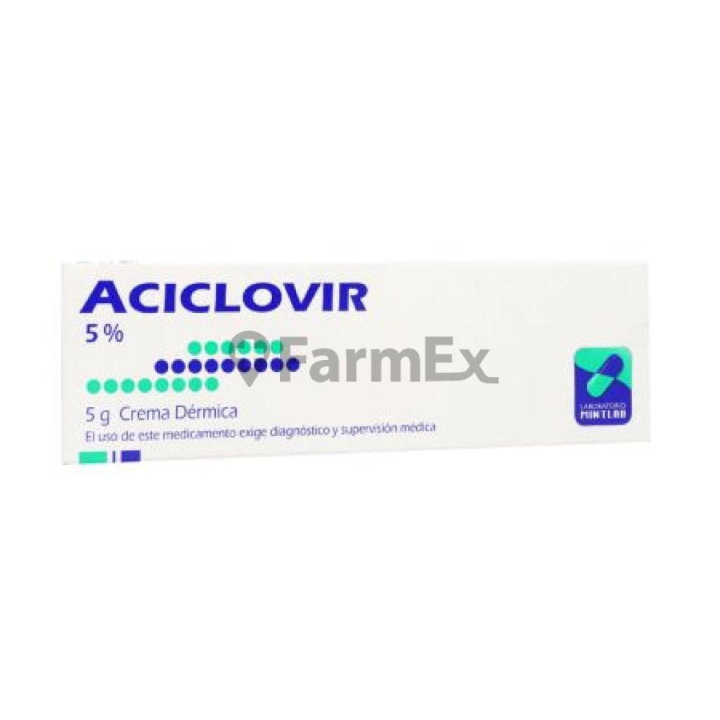 Aciclovir 5 % Crema x 5 g MINTLAB 