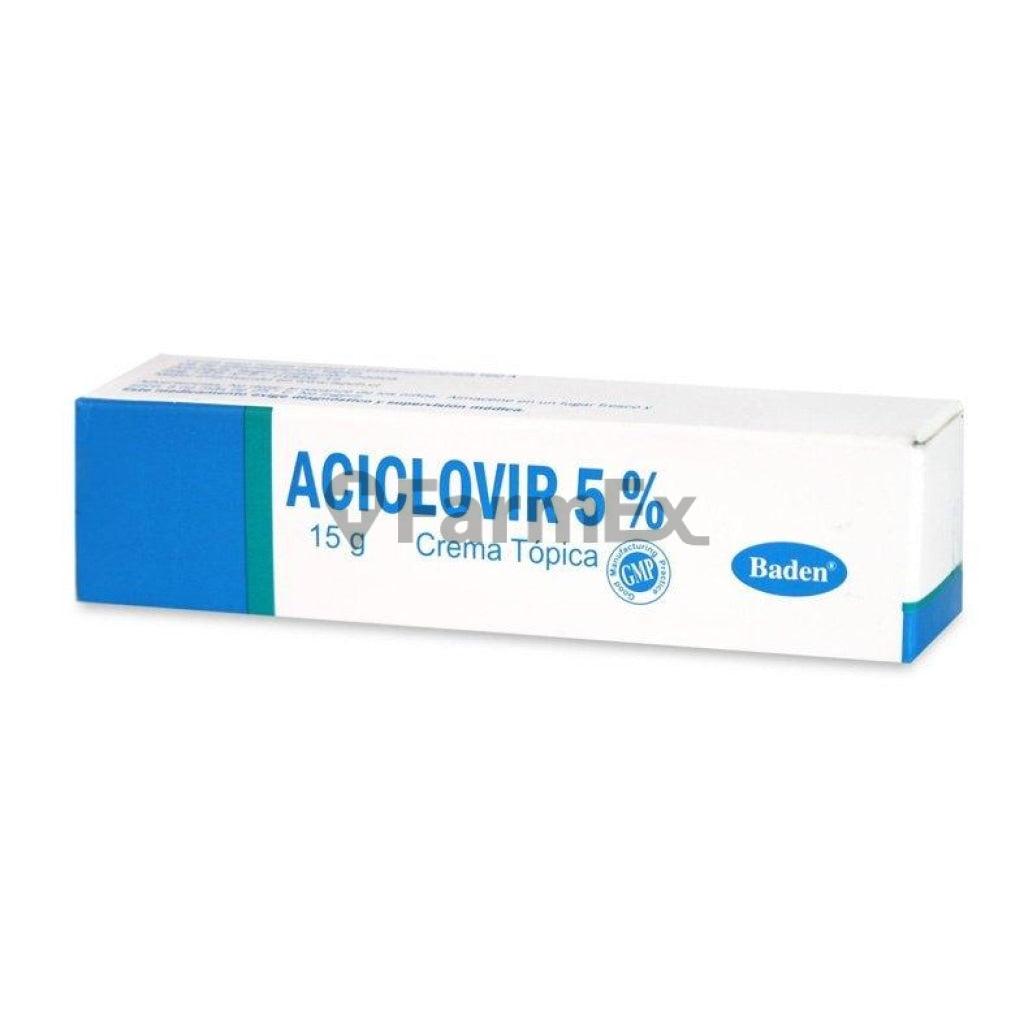 Aciclovir 5 % x 15 g Baden