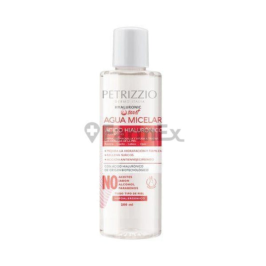 Agua micelar "Ácido Hialurónico + Colágeno" x 200 mL PETRIZZIO