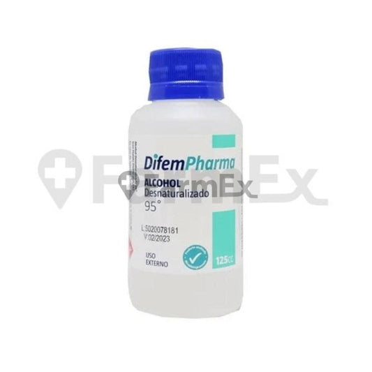 Alcohol 95º x 125 cc DIFEMPHARMA