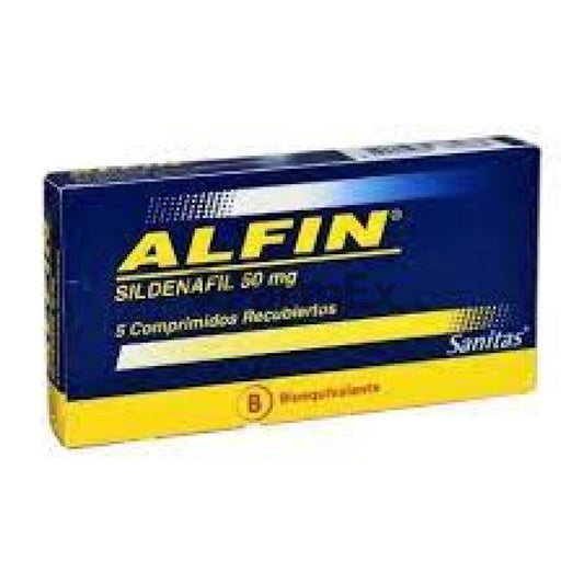 Alfin 50 mg x 5 comprimidos Sanitas