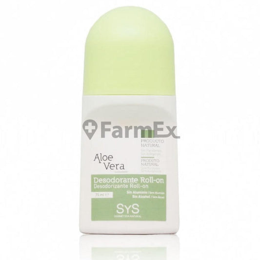 Aloe vera Desodorante Roll on x 75 mL SyS