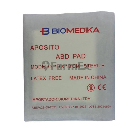 Aposito ABD PAD 10 x 10 cm BIOMEDIKA