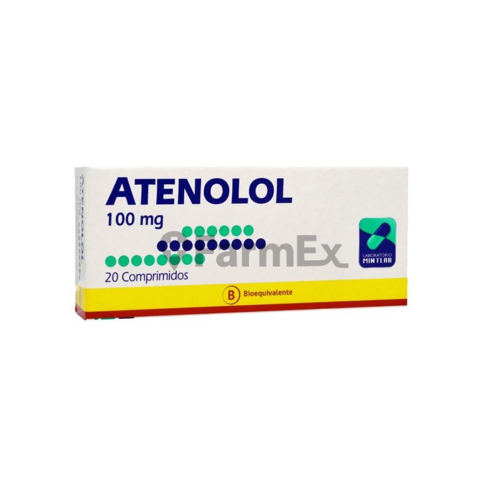 Atenolol 100 mg. x 20 Comprimidos MINTLAB 