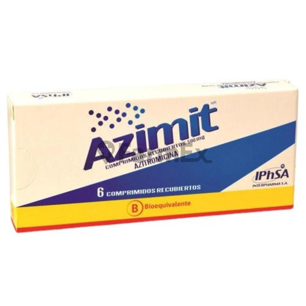 Azimit 500 mg x 6 comprimidos Recubiertos iphsa 
